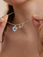 wearing Custom Cupid’s Heart Initial Necklace